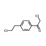 CAS#: 129865-49-2, 2-Chloro-1-[4-(2-Chloroethyl)Phenyl]Ethanone