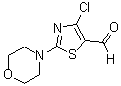 CAS 登录号：129880-84-8， 4-氯-2-(4-吗啉基)-5-噻唑甲醛