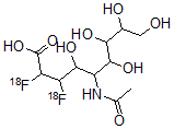 CAS 登录号：129932-88-3， N-乙酰基-2-脱氧-2,3-二氟神经氨酸
