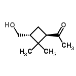 CAS#: 129940-76-7, 1-[(1R,3R)-3-(Hydroxymethyl)-2,2-Dimethylcyclobutyl]Ethanone