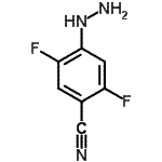 CAS#: 129946-63-0, 2,5-Difluoro-4-Hydrazinobenzonitrile