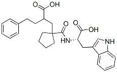 CAS#: 129980-23-0, 2-[[1-[[(2S)-1-Hydroxy-3-(1H-Indol-3-Yl)-1-Oxopropan-2-Yl]Carbamoyl]Cyclopentyl]Methyl]-4-Phenylbutanoic Acid