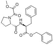 CAS 登录号：129987-97-9， (2S)-2-[[(2S)-1-(2-甲氧基-2-氧代乙酰基)吡咯烷-2-羰基]氨基]-3-苯丙酸苯甲酯