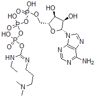 CAS#: 130096-08-1, [(2R,3S,4R,5R)-5-(6-Aminopurin-9-Yl)-3,4-Dihydroxyoxolan-2-Yl]Methyl [[(N'-(3-Dimethylaminopropyl)-N-Ethylcarbamimidoyl)Oxy-Hydroxyphosphoryl]Oxy-Hydroxyphosphoryl] Hydrogen Phosphate