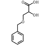 CAS 登录号：130111-08-9， 3-(苄氧基)-2-羟基丙酸