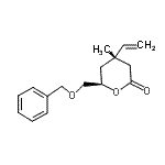 CAS#: 130129-22-5, (4S,6R)-6-[(Benzyloxy)Methyl]-4-Methyl-4-Vinyltetrahydro-2H-Pyran-2-One