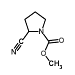 CAS#: 130147-41-0, Methyl 2-Cyano-1-Pyrrolidinecarboxylate