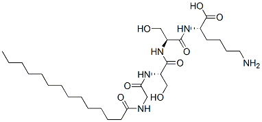 CAS#: 130170-10-4, (2S)-6-Amino-2-[[(2S)-2-[[(2S)-2-[[2-(Dodecanoylamino)Acetyl]Amino]-3-Hydroxypropanoyl]Amino]-3-Hydroxypropanoyl]Amino]Hexanoic Acid