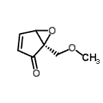 CAS 登录号：130195-91-4， (1R)-1-(甲氧基甲基)-6-氧杂双环[3.1.0]己-3-烯-2-酮