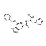 CAS 登录号：13053-69-5， N-[(苄氧基)羰基]-L-组氨酰-L-苯丙氨酸