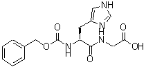 CAS 登录号：13056-37-6， N-[(苄氧基)羰基]-L-组氨酰甘氨酸
