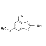 CAS#: 130593-24-7, 6-Methoxy-4-Methyl-1,3-Benzothiazole-2-Carbonitrile