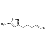 CAS#: 130628-67-0, 5-Methyl-3-(4-Penten-1-Yl)-1,2-Oxazole