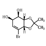 CAS#: 130669-72-6, (3aS,4R,5R,7aS)-7-Bromo-2,2-Dimethyl-3A,4,5,7A-Tetrahydro-1,3-Benzodioxole-4,5-Diol