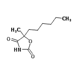 CAS#: 130689-75-7, 5-Hexyl-5-Methyl-1,3-Oxazolidine-2,4-Dione