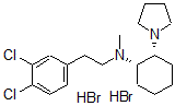 CAS 登录号：130693-92-4， (1S,2R)-N-[2-(3,4-二氯苯基)乙基]-N-甲基-2-吡咯烷-1-基环己烷-1-胺二氢溴酸盐