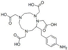 CAS 登录号：130707-75-4， 4-(4-氨基苯基)-2-[4,7,10-三(羧甲基)-1,4,7,10-四氮杂环十二碳-1-基]丁酸