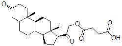 CAS 登录号：13073-36-4， 3,20-二氧代孕甾烷-21-醇琥珀酸酯