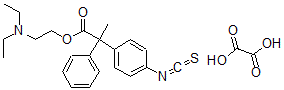 CAS#: 130746-91-7, 2-Diethylaminoethyl 2-(4-Isothiocyanatophenyl)-2-Phenylpropanoate Oxalate