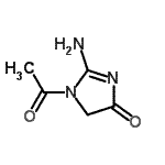 CAS 登录号：130749-78-9， 1-乙酰基-2-氨基-1,5-二氢-4H-咪唑-4-酮