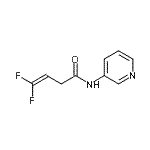 CAS#: 130814-01-6, 4,4-Difluoro-N-(3-Pyridinyl)-3-Butenamide