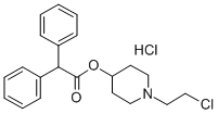 CAS#: 130817-71-9, [1-(2-Chloroethyl)Piperidin-4-Yl] 2,2-Di(Phenyl)Acetate