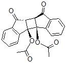 CAS#: 130817-81-1, 9,10-Dioxoindano(2',3'-4,3)cyclobuta(1,2-b)indan-4b,4c-diyl diacetate