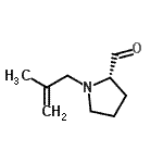 CAS#: 130823-69-7, (2S)-1-(2-Methyl-2-Propen-1-Yl)-2-Pyrrolidinecarbaldehyde