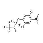 CAS 登录号：130841-23-5， 1,4-二氯-2-(1,1,2,3,3,3-六氟丙氧基)-5-硝基苯