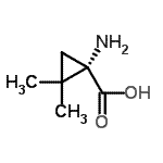 CAS 登录号：130930-42-6， (1S)-1-氨基-2,2-二甲基环丙烷羧酸