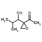 CAS 登录号：130973-46-5， 1-[2-(1-羟基-2-甲基丙基)-2-环氧乙烷基]乙酮