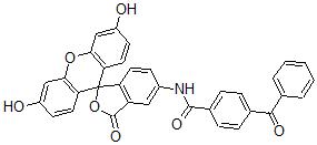 CAS#: 130991-96-7, 4-(Benzoyl)-N-(3',6'-Dihydroxy-3-Oxospiro[2-Benzofuran-1,9'-Xanthene]-5-Yl)Benzamide