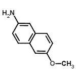 CAS#: 13101-88-7, 6-Methoxy-2-Naphthalenamine