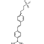 CAS 登录号：131032-72-9， 3-(4-{(E)-2-[4-(二甲基氨基)苯基]乙烯基}-1-吡啶鎓基)-1-丙烷磺酸酯