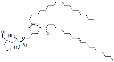 CAS 登录号：131235-28-4， [(2R)-3-[[2-氨基-3-羟基-2-(羟基甲基)丙氧基]-羟基磷酰]氧基-2-[(Z)-十八碳-9-烯酰基]氧基丙基](E)-十八碳-9-烯酸酯