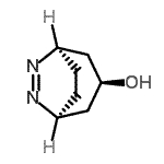 CAS 登录号：131251-21-3， (1R,3S,5S)-6,7-二氮杂双环[3.2.2]壬-6-烯-3-醇