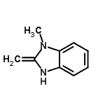 CAS 登录号：131301-21-8， 1-甲基-2-亚甲基-2,3-二氢-1H-苯并咪唑