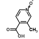CAS 登录号：131346-20-8， 3-甲基异烟酸1-氧化物