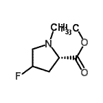 CAS#: 13135-68-7, Methyl 4-Fluoro-1-Methyl-L-Prolinate