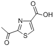 CAS 登录号：13139-47-4， 2-乙酰基噻唑-4-羧酸