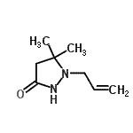 CAS 登录号：131390-87-9， 1-烯丙基-5,5-二甲基-3-吡唑烷酮
