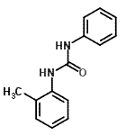 CAS 登录号：13140-49-3， 1-(2-甲基苯基)-3-苯基脲