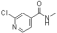 CAS#: 131418-11-6, 2-Chloro-N-Methylisonicotinamide