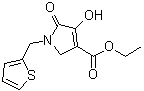 CAS#: 131436-78-7, Ethyl 4-Hydroxy-5-Oxo-1-(2-Thienylmethyl)-2,5-Dihydro-1H-Pyrrole-3-Carboxylate