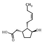 CAS#: 131488-83-0, {(1R,2S,3S)-3-Hydroxy-2-[(2Z)-2-Penten-1-Yl]Cyclopentyl}Acetic Acid