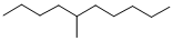 CAS 登录号：13151-35-4， 5-甲基癸烷