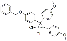 CAS#: 131544-83-7, 1-[(1S,3R)-2,2-Dichloro-1,3-Bis(4-Methoxyphenyl)Cyclopropyl]-4-(Phenylmethoxy)Benzene