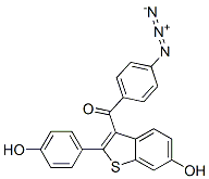 CAS#: 131589-60-1, (4-Azidophenyl)-[6-Hydroxy-2-(4-Hydroxyphenyl)-1-Benzothiophen-3-Yl]Methanone