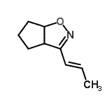 CAS#: 131605-19-1, 3-[(1E)-1-Propen-1-yl]-4,5,6,6a-tetrahydro-3aH-cyclopenta[d][1,2]oxazole