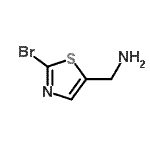 CAS#: 131748-92-0, 1-(2-Bromo-1,3-Thiazol-5-Yl)Methanamine